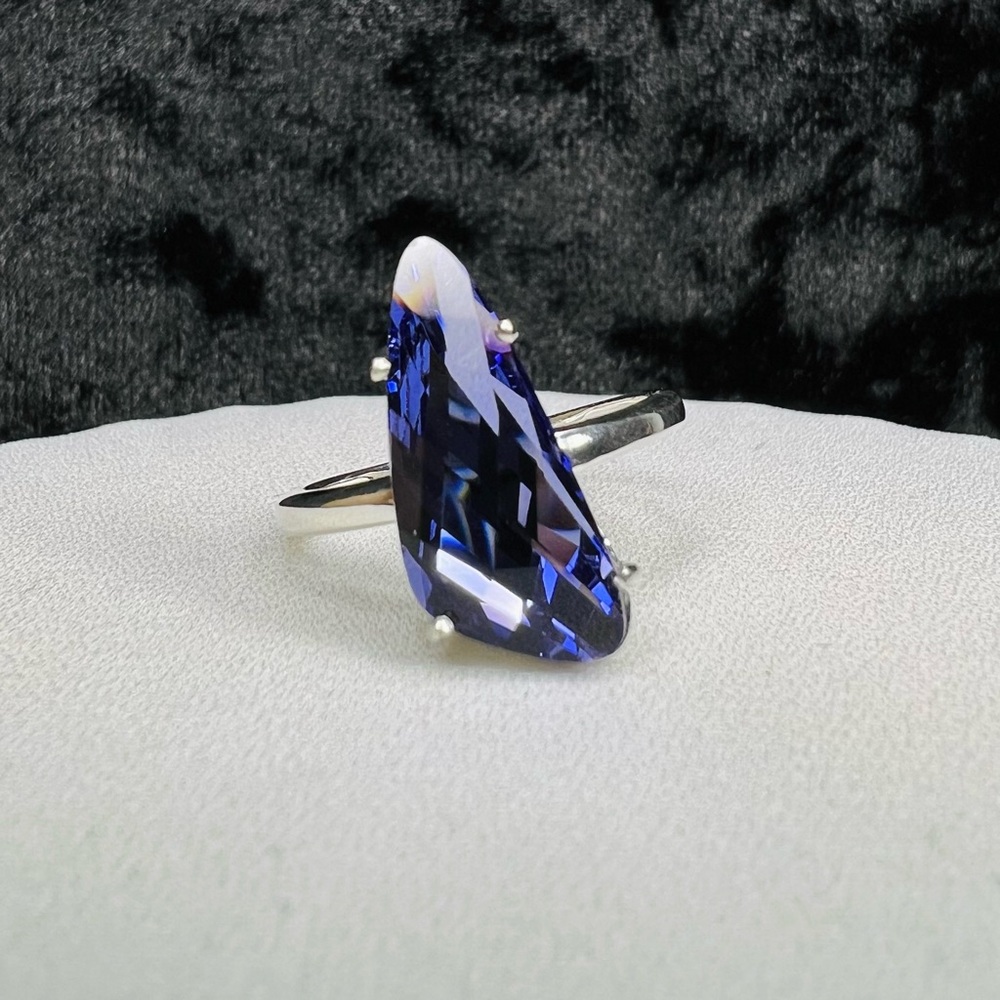 Sterling Silver Swarovski Crystal Ring